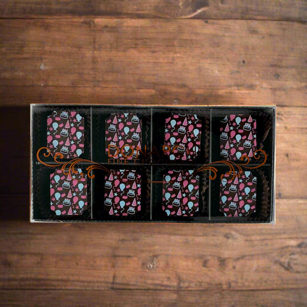 8 Piece Gift Pack - Dark Happy Birthday