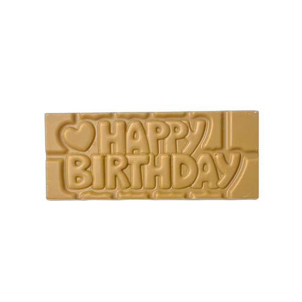 Happy Birthday Bar - White Caramel